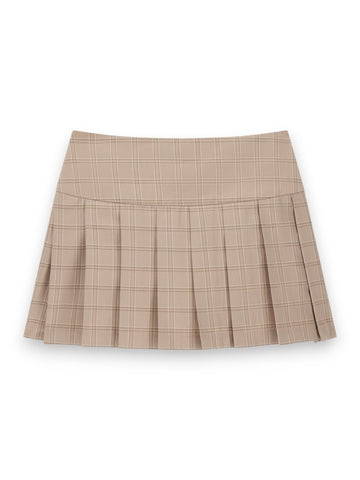 Guess Jeans Gj Mini Plaid Skirt - Gonna Donna - Fango