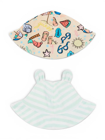 Guess Kids Set 2pcs Bucket Hat - Cappelli Bambino - Multicolore