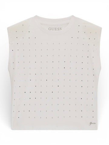 Guess Kids Oversize Boxy Ss T-shirt - T-Shirt Bambina - Nero
