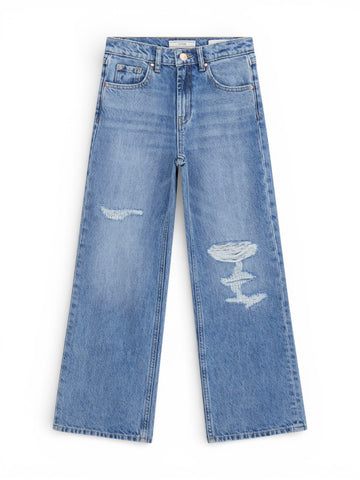 Guess Kids 90s Fit Rigid Denim Pants - Jeans Bambina - Denim