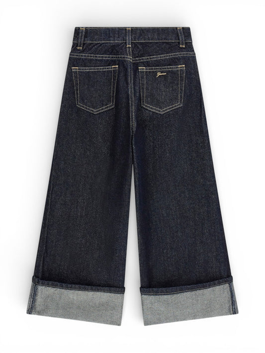 Guess Kids Palazzo Lurex Denim Pants - Jeans Bambina - Denim