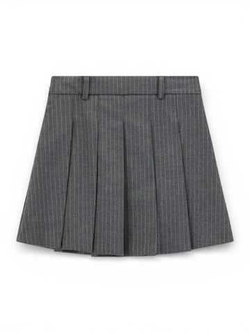 Guess Kids Pinstripe Midi Skirt Ceremony - Gonne Bambina - Grigio
