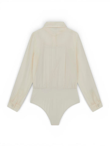 Guess Kids Chiffon Ls Shirt Ceremony - Camicie Bambina - Panna