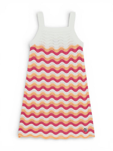 Guess Kids Sl Crochet Dress - Abito Bambina - Multicolore