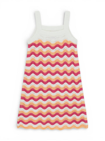 Guess Kids Sl Crochet Dress - Abito Bambina - Multicolore