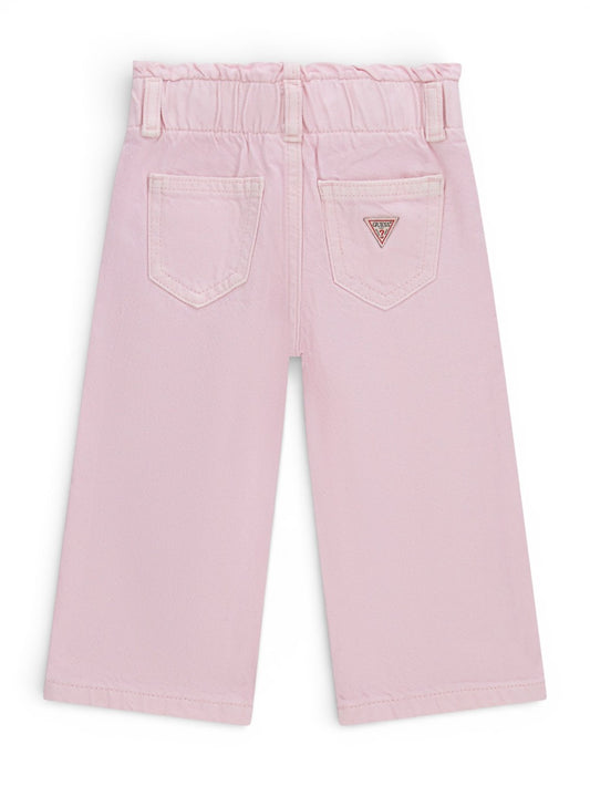 Guess Kids Palazzo Culotte Tencel Bull De - Pantaloni Bambina - Rosa