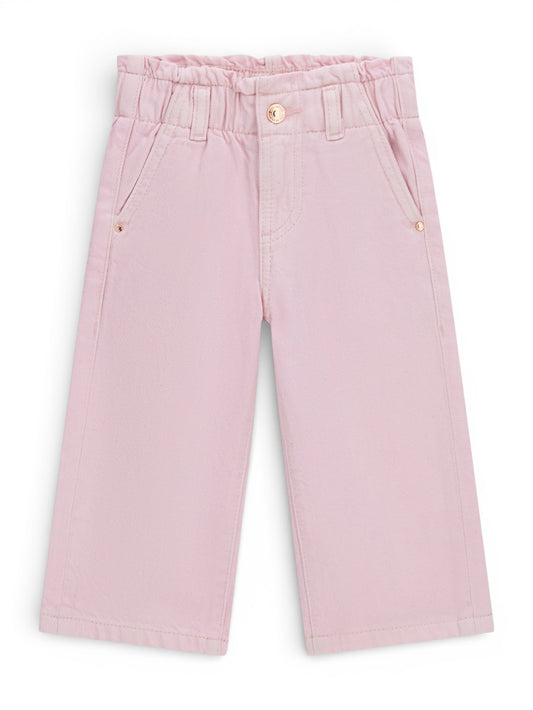 Guess Kids Palazzo Culotte Tencel Bull De - Pantaloni Bambina - Rosa