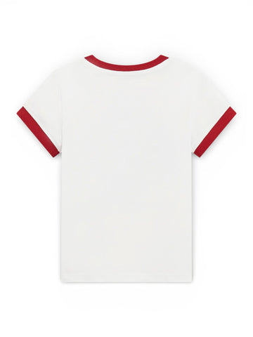 Guess Kids Ss T-Shirt - T-Shirt Bambina - Bianco