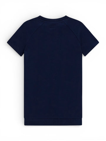 Guess Kids Punto Milano Ss Dress - Abito Bambina - Blu