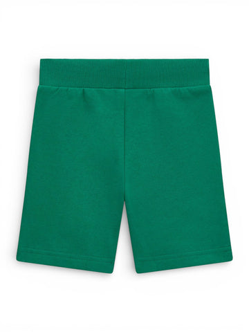 Guess Kids Terry Regular Active Shorts - Shorts Bambino - Verde