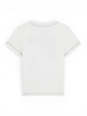 Guess Kids Ss T-shirt - T-Shirt Bambino - Bianco