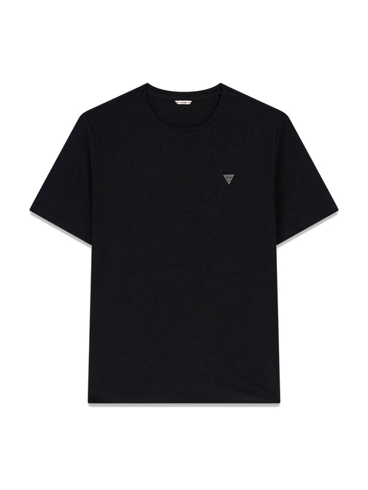 Guess Ss Cn Patch Tee - T-Shirt Uomo - Nero