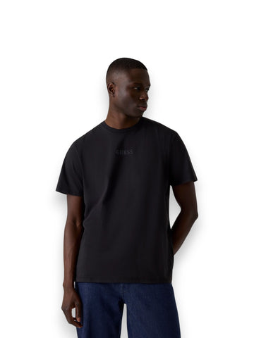 Guess Ss Bsc Quattro G Mist Tee - T-Shirt Uomo - Nero