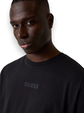 Guess Ss Bsc Quattro G Mist Tee - T-Shirt Uomo - Nero