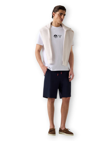 Guess Guessxns Ss Printed Cn T-Shi - T-Shirt Uomo - Bianco