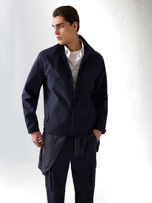 Guess Guessxns - 3 Layer Windbreaker - Capospalla Uomo - Blu