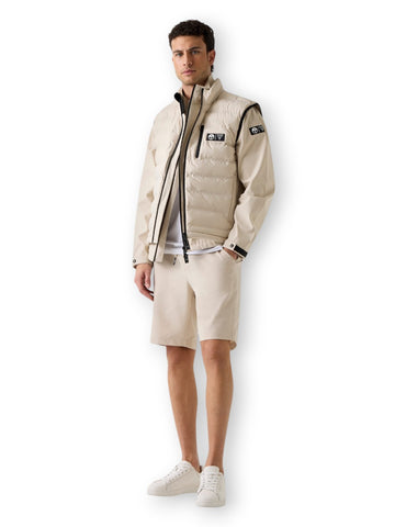 Guess Guessxns Downproof Hibrid Ve - Gilet Uomo - Beige