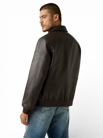 Guess Aviator Jacket - Capospalla Uomo - Marrone