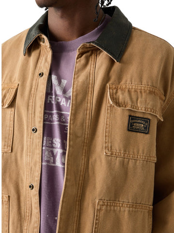 Guess Original Go Panel Carpenter Detail - Capospalla Unisex - Cammello