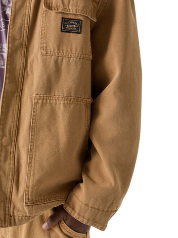 Guess Original Go Panel Carpenter Detail - Capospalla Unisex - Cammello