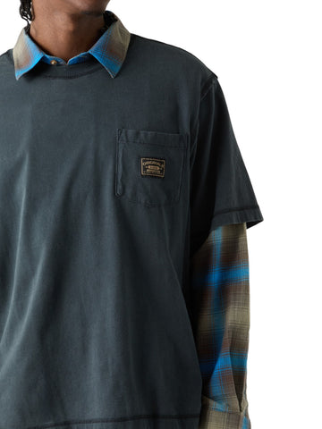 Guess Original Go Ss Boxy Tee - T-Shirt Uomo - Grigio Antracite
