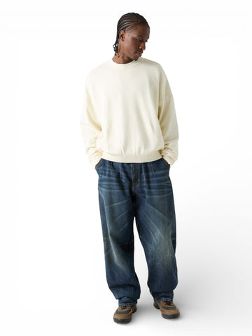 Guess Original Go Back Jacquard Sweater - Maglieria Uomo - Panna