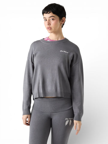 Guess Original Go Wing Os Sweater - Maglieria Donna - Grigio
