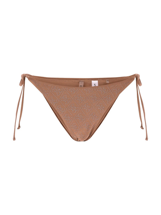 Guess Diane String Brief - Costumi Donna - Marrone/Oro