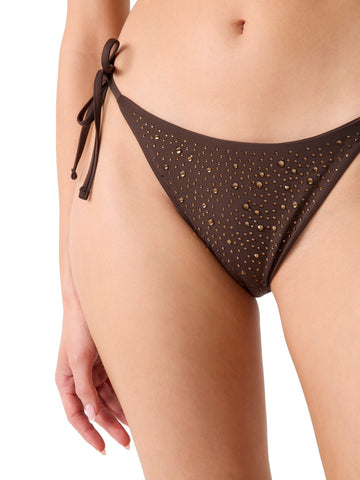 Guess Ivy String Brief - Costumi Donna - Marrone