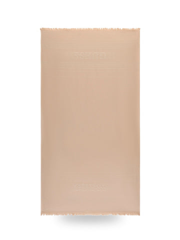 Guess Logo Terry Towel - Accessori Mare Donna - Beige