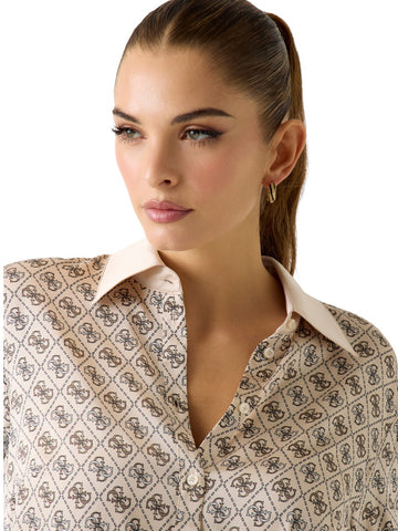 Guess Ls Alexandra Shirt - Camicie Donna - Multicolore