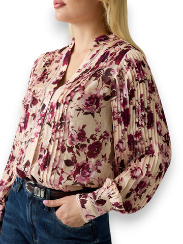 Guess New Josette Ls Top - Camicie Donna - Multicolore