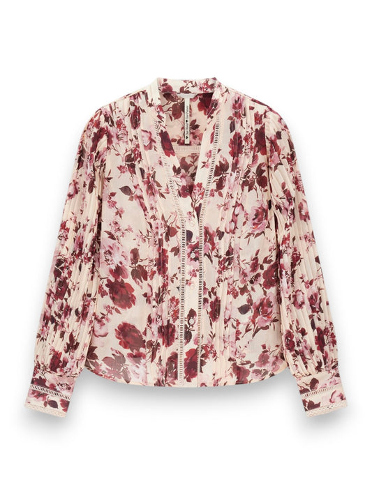 Guess New Josette Ls Top - Camicie Donna - Multicolore