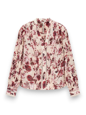 Guess New Josette Ls Top - Camicie Donna - Multicolore