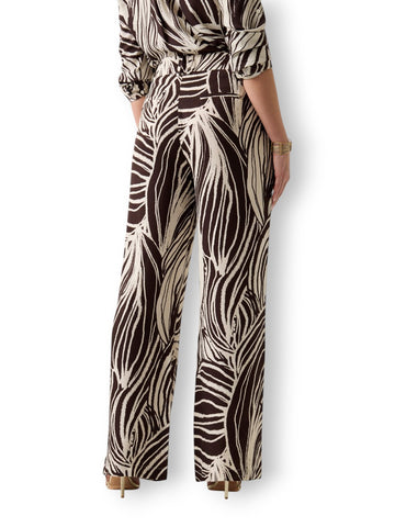 Pantalone Donna - Marrone/panna