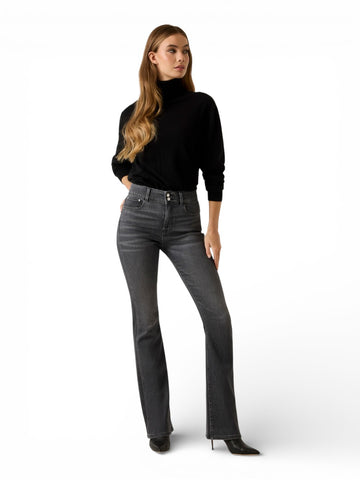 Guess Sexy Flare Corset - Jeans Donna - Grigio