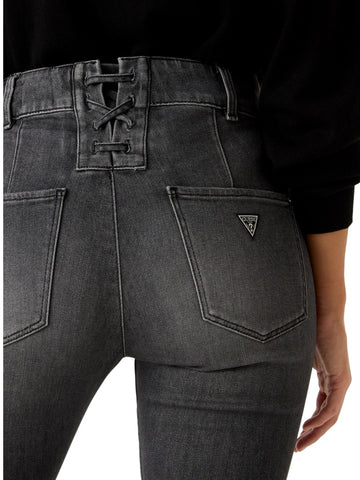 Guess Sexy Flare Corset - Jeans Donna - Grigio