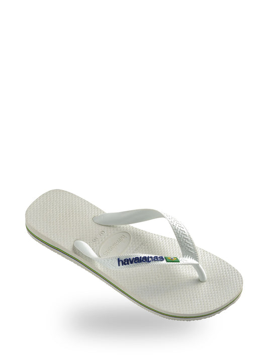 Havaianas Hav. Brasil Logo - Ciabatte Unisex - Bianco