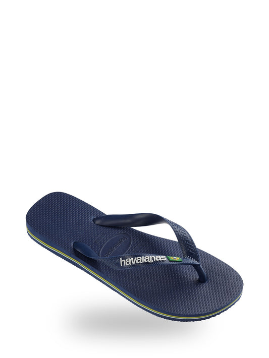 Havaianas Hav. Brasil Logo - Ciabatte Unisex - Navy Blue 2