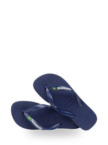 Havaianas Hav. Brasil Logo - Ciabatte Unisex - Navy Blue 2