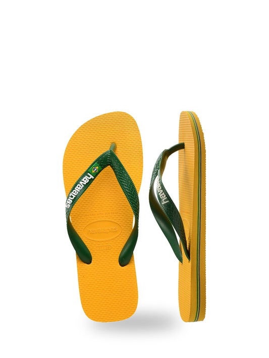 Havaianas Brasil Logo - Ciabatte Unisex - Pop Yellow