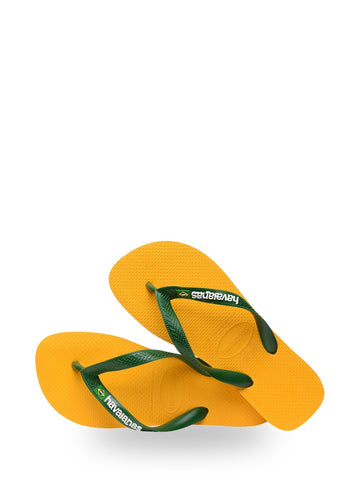 Havaianas Brasil Logo - Ciabatte Unisex - Pop Yellow