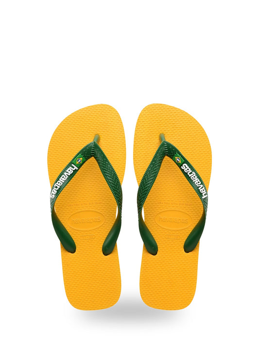 Havaianas Brasil Logo - Ciabatte Unisex - Pop Yellow