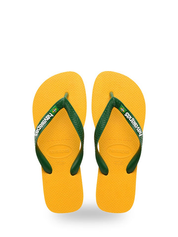 Havaianas Brasil Logo - Ciabatte Unisex - Pop Yellow
