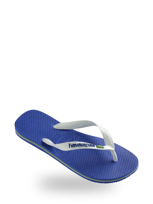 Havaianas Brasil Logo - Ciabatte Unisex - Marine Blue