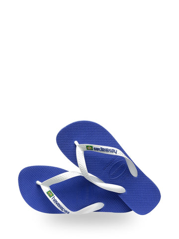 Havaianas Brasil Logo - Ciabatte Unisex - Marine Blue