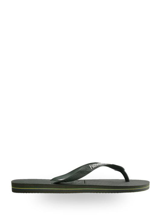 Havaianas Brasil Logo - Ciabatte Unisex - Green Olive/Green Olive