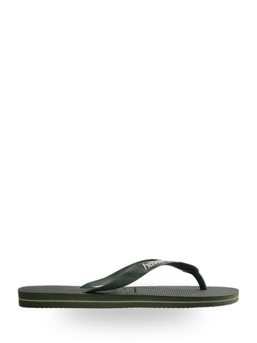 Havaianas Brasil Logo - Ciabatte Unisex - Green Olive/Green Olive