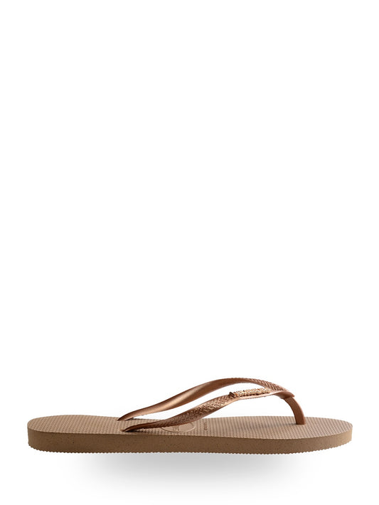 Havaianas Slim Logo Metallic - Ciabatte Unisex - Rose Gold