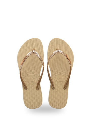 Havaianas Slim Glitter Ii - Ciabatte Unisex - Sand Grey